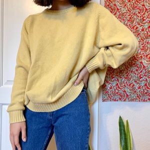 Yellow Knitted Sweater